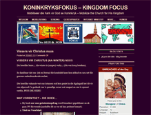 Tablet Screenshot of koninkryksfokus.com